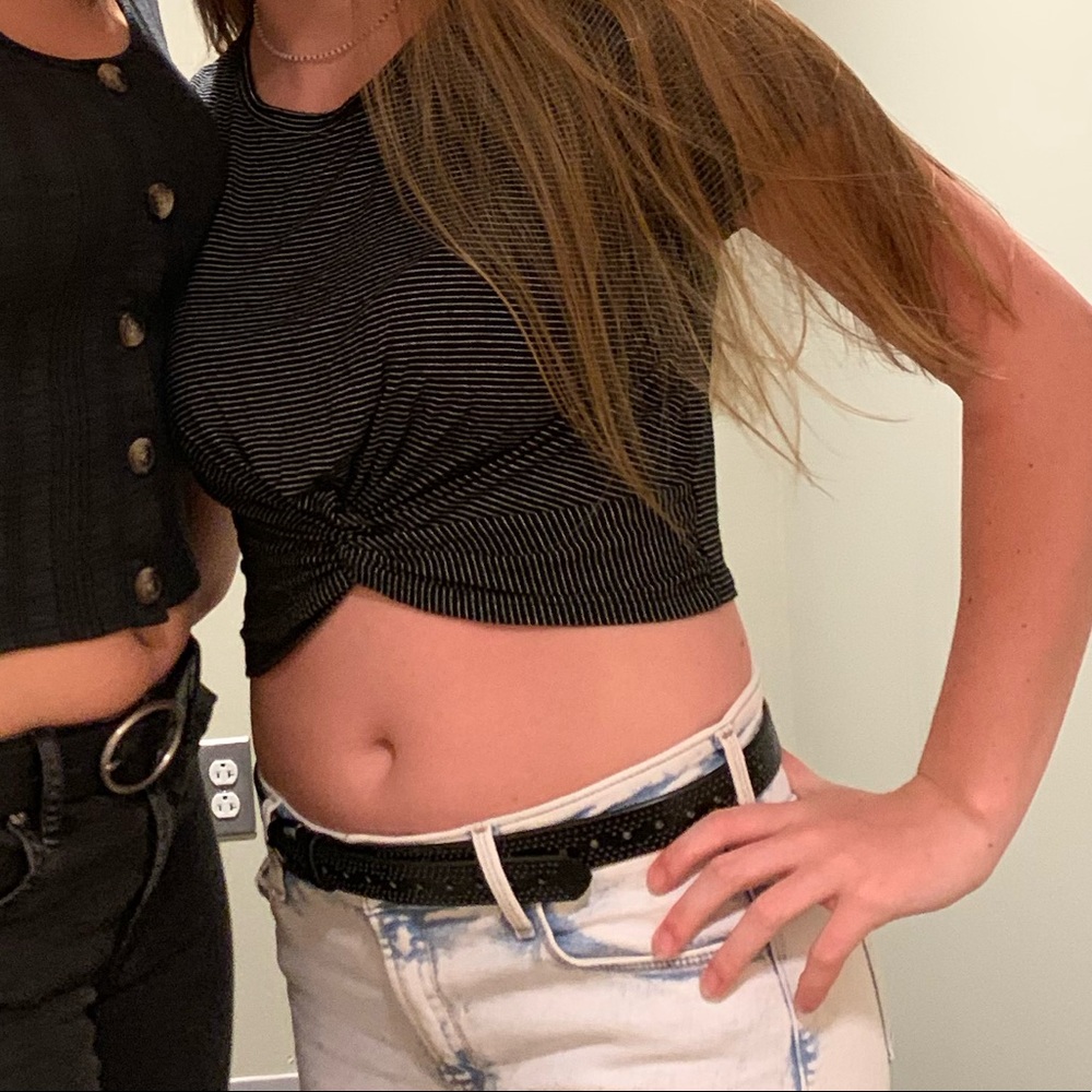 soft and silky crop top